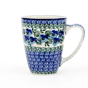 Kubek ceramiczny D05 0,3l <br> 2273X Kobaltowe bratki